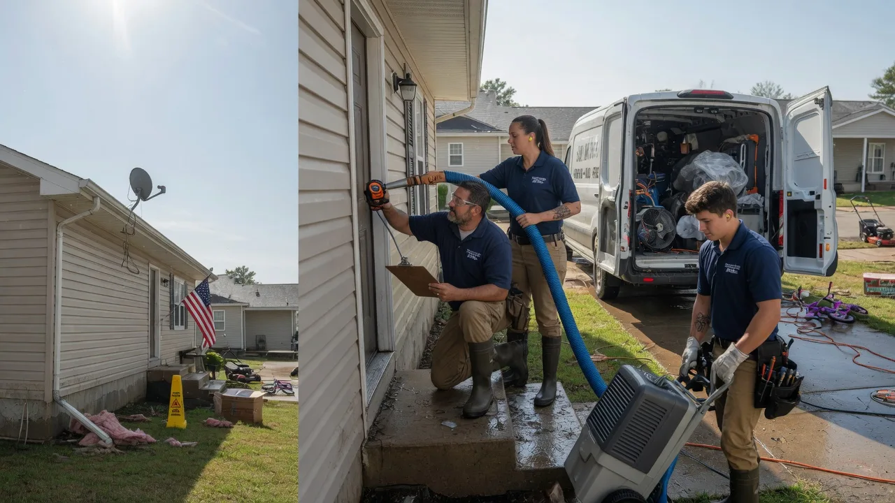 Ceiling Water Damage Restoration in Greenfield, IA near me